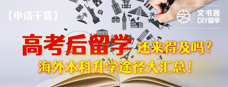 高考后如何出国留学？海外本科升学途径大汇总插图